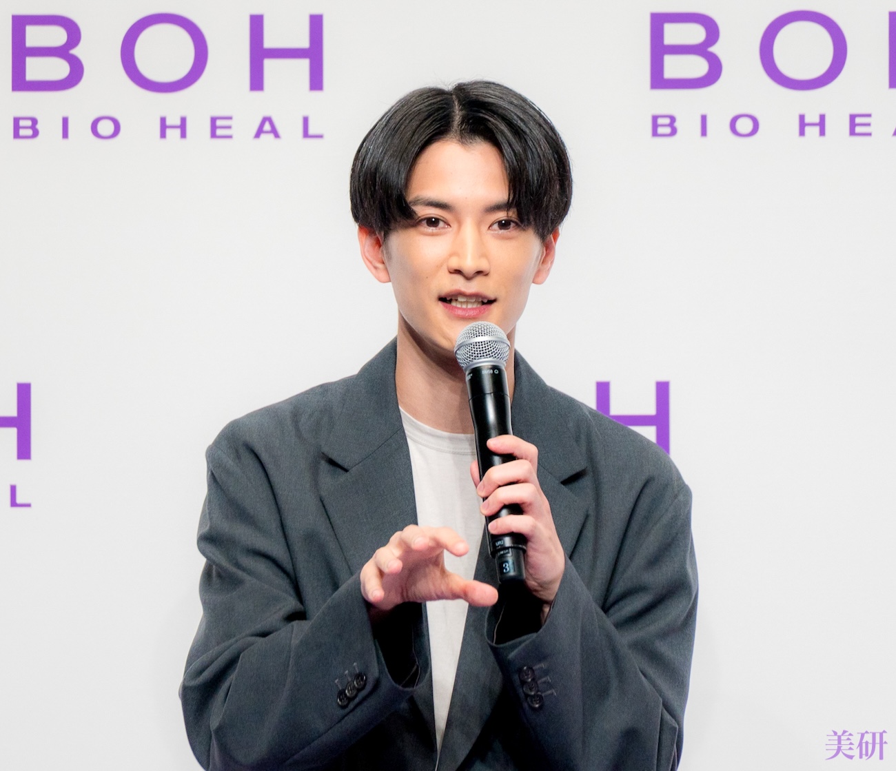 渡邊圭祐／2025年5月28日、BIOHEAL BOH（バイオヒールボ） 新アンバサダー就任発表会にて。美研