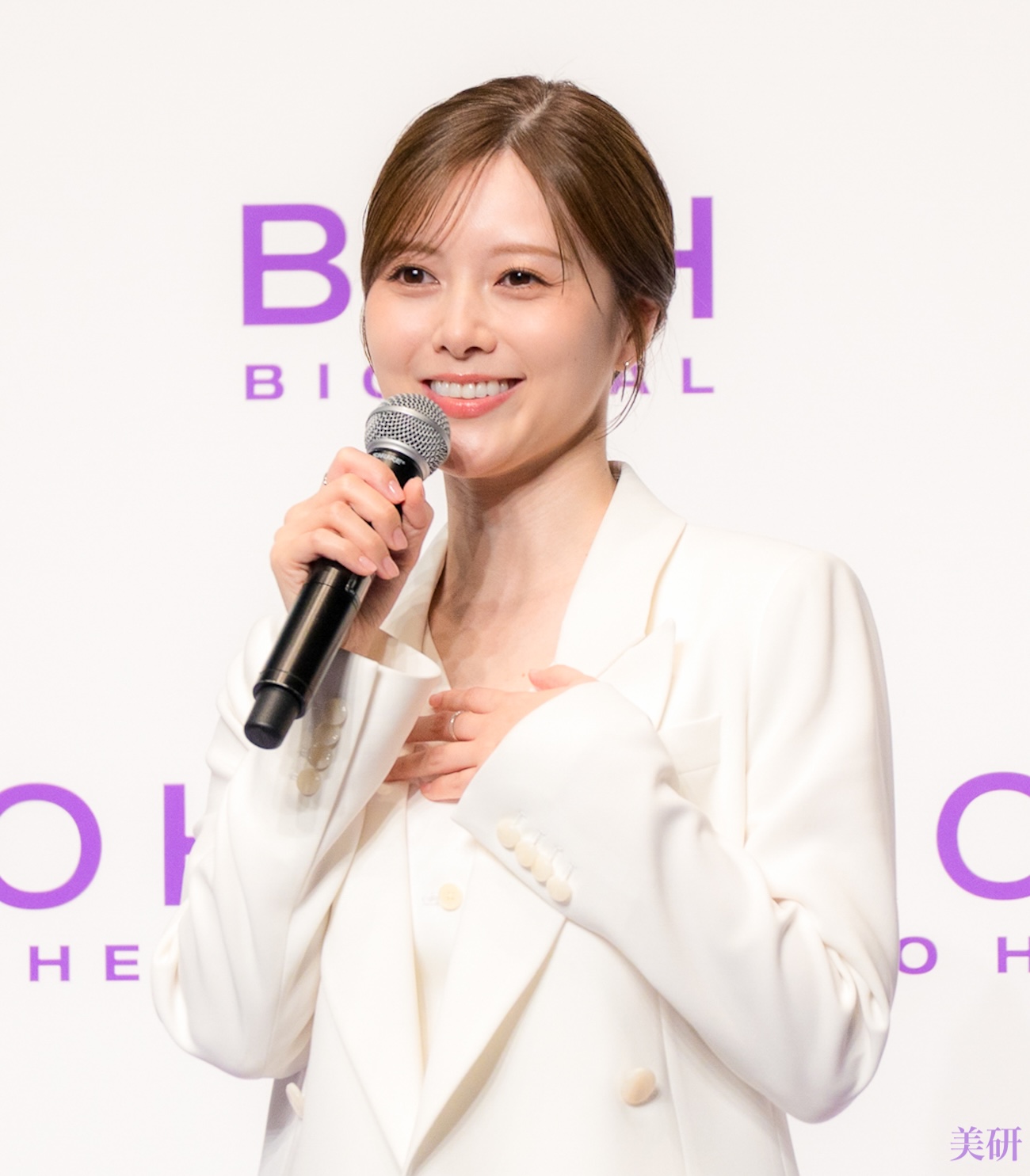 白石麻衣／2025年5月28日、BIOHEAL BOH（バイオヒールボ） 新アンバサダー就任発表会にて。美研
